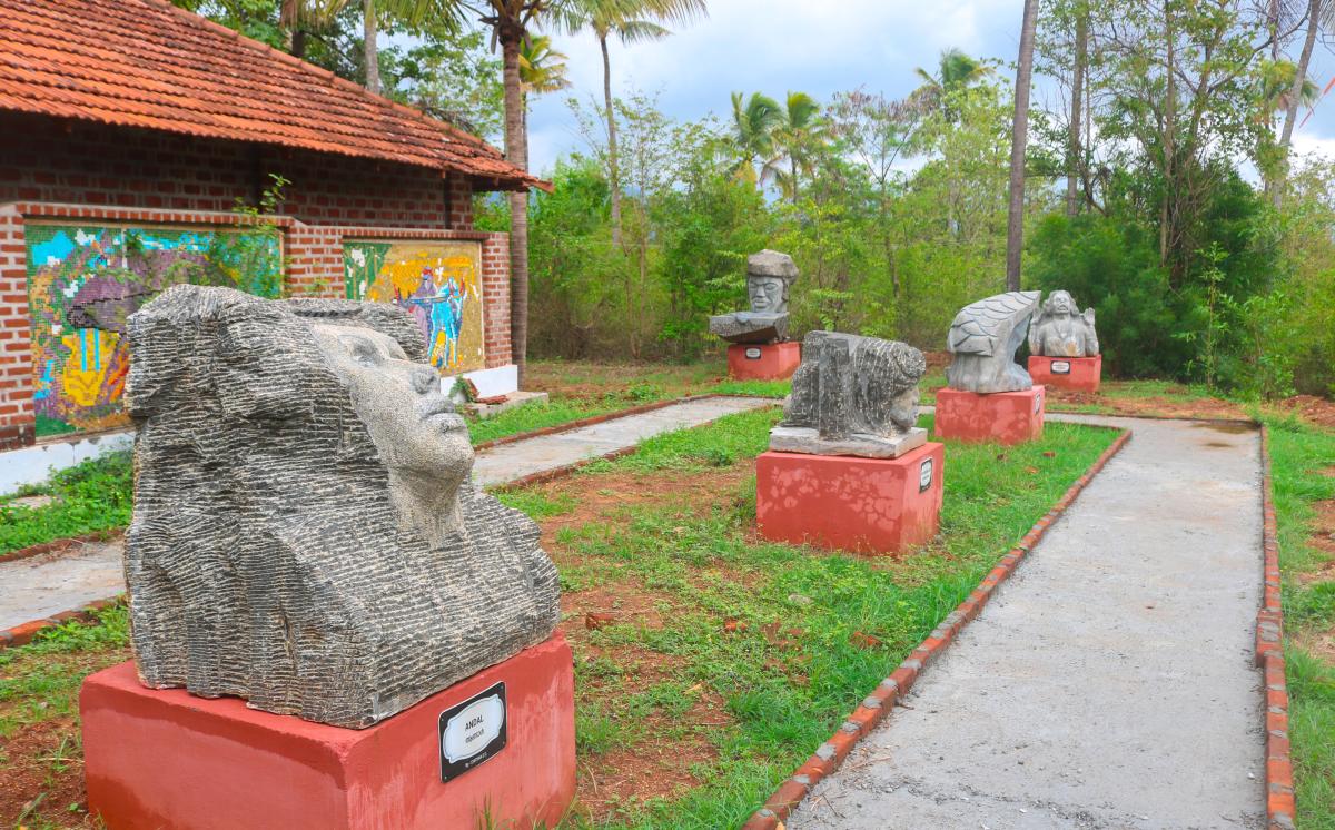 Granite Alwar Sculptures